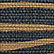 CB2 Zebra Dark Blue and Sienna