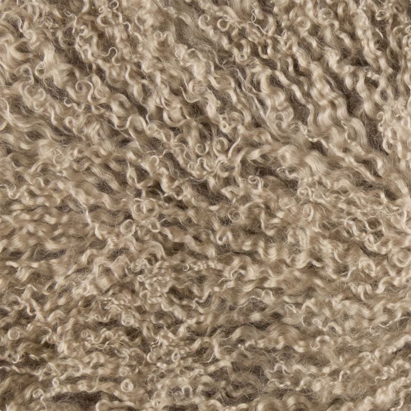 Director Taupe Shearling Ottoman Model 1201 by Paul McCobb - image 5 of 6