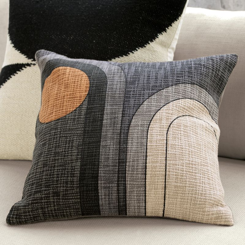 View Dream Throw Pillow with Feather-Down Insert 18" details