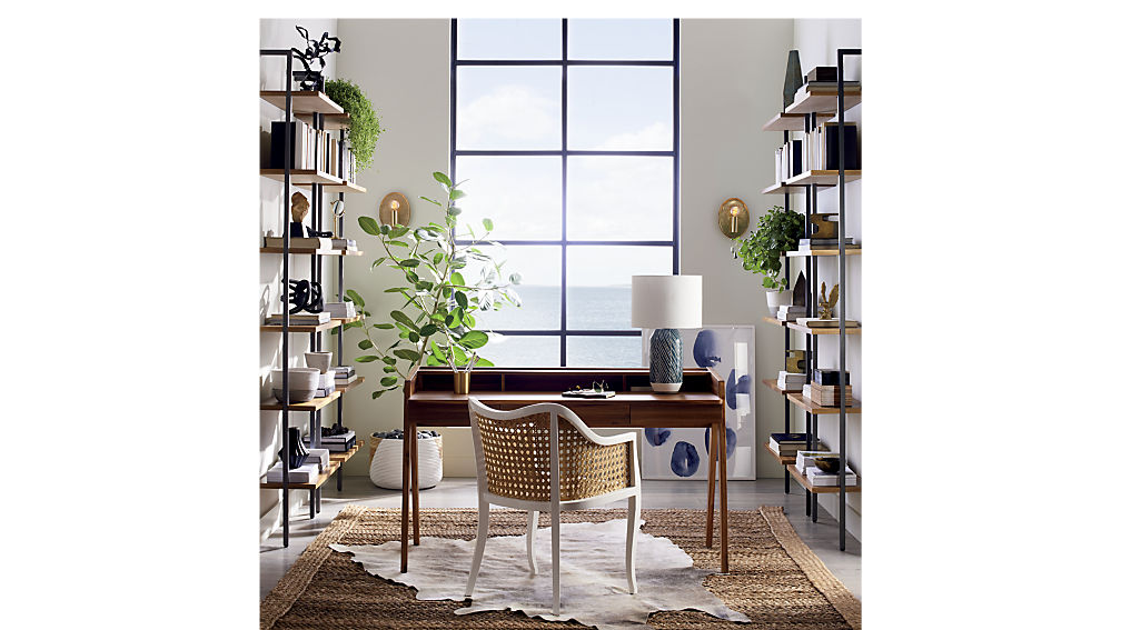 Helix Large Wall Mounted Bookcase Reviews Cb2