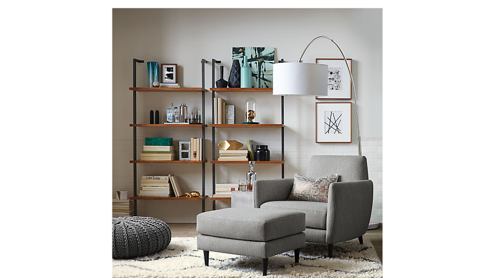 Helix 70 Acacia Bookcase Cb2
