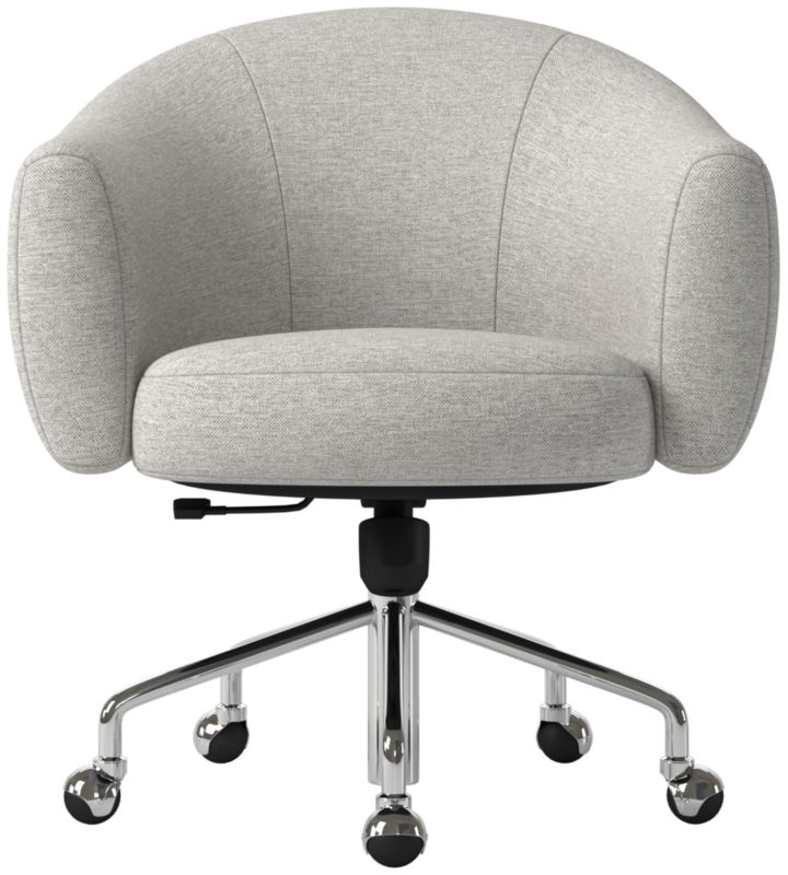 Ellessi Swivel Office Chair Hatch Platinum - image 0 of 7