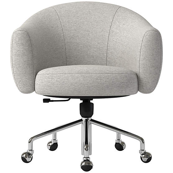 Ellessi Swivel Office Chair Hatch Platinum