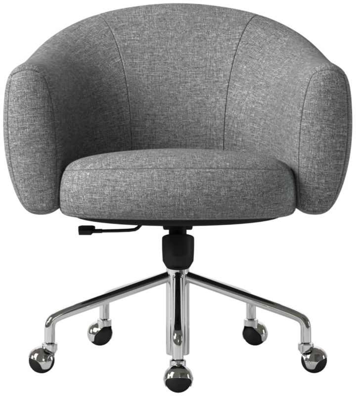 Ellessi Swivel Office Chair Hatch Charcoal - image 0 of 7