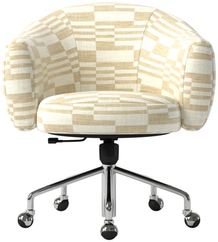 Viewing product image Ellessi Swivel Office Chair Piano Cloud - image 1 of 8