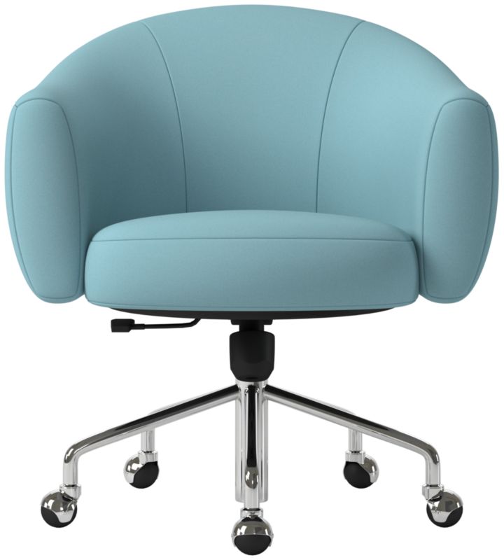 Viewing product image Ellessi Swivel Office Chair Logan Iceberg - image 1 of 8