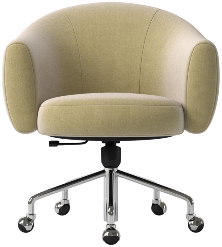 Ellessi Swivel Office Chair Luca Camel - image 0 of 7