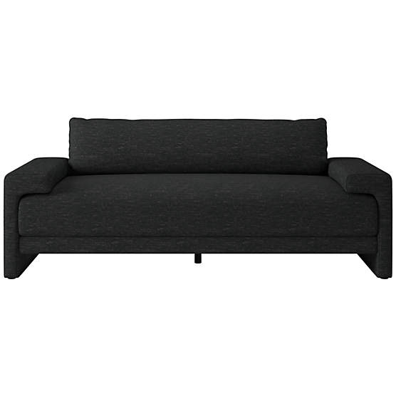 Camden 81" Apartment Sofa Curious Ebony
