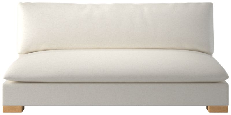 Deseo 71" Deep Depth Armless Loveseat - image 0 of 9