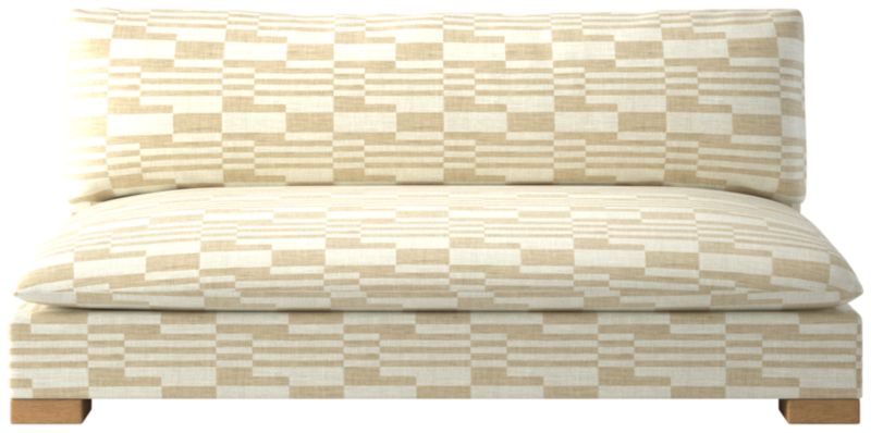 Deseo 71" Deep Depth Armless Loveseat - image 0 of 9