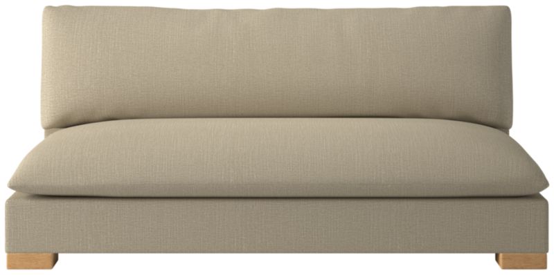 Deseo 71" Deep Depth Armless Loveseat - image 0 of 9