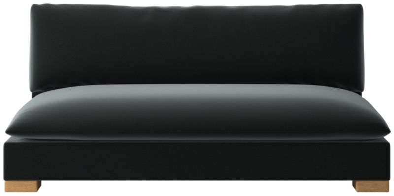 Deseo 71" Deep Depth Armless Loveseat - image 0 of 9