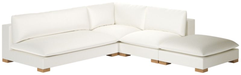 Deseo 4-Piece Modular Deep Depth Sectional Sofa with Loveseat - image 0 of 8