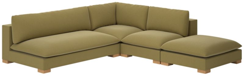 Deseo 4-Piece Modular Deep Depth Sectional Sofa with Loveseat - image 0 of 8