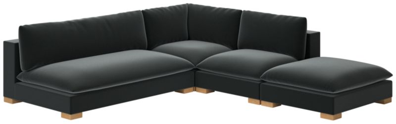 Deseo 4-Piece Modular Deep Depth Sectional Sofa with Loveseat - image 0 of 8