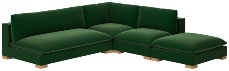 Deseo 4-Piece Modular Deep Depth Sectional Sofa with Loveseat - image 0 of 8