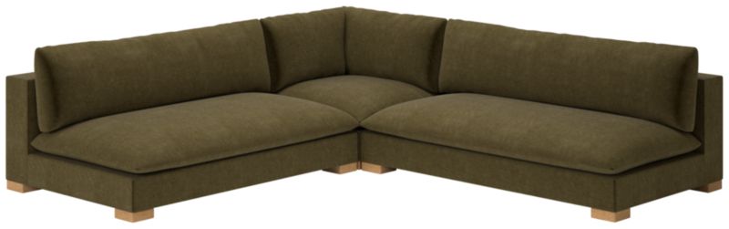 Deseo 3-Piece Modular Deep Depth Sectional Sofa with Loveseat - image 0 of 8