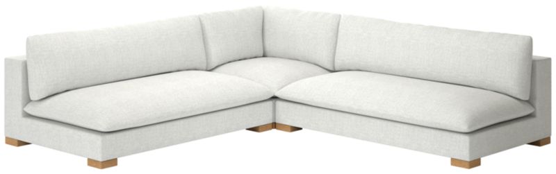 Deseo 3-Piece Modular Deep Depth Sectional Sofa with Loveseat - image 0 of 8