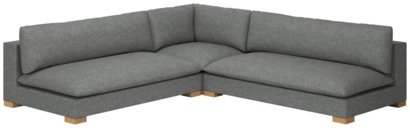 Deseo 3-Piece Modular Deep Depth Sectional Sofa with Loveseat - image 0 of 8