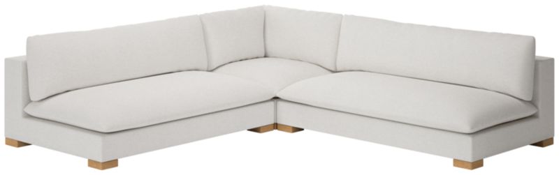 Deseo 3-Piece Modular Deep Depth Sectional Sofa with Loveseat - image 0 of 8