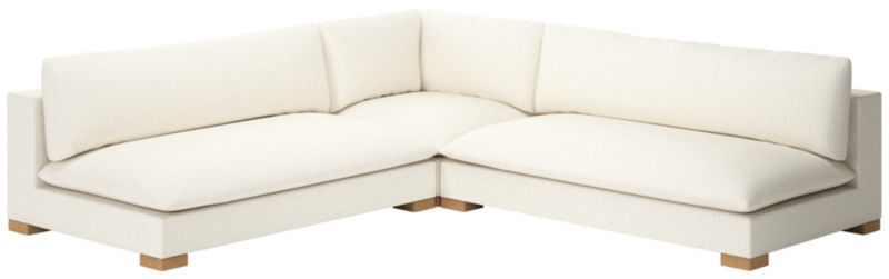 Deseo 3-Piece Modular Deep Depth Sectional Sofa with Loveseat - image 0 of 8