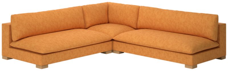 Deseo 3-Piece Modular Deep Depth Sectional Sofa with Loveseat - image 0 of 8