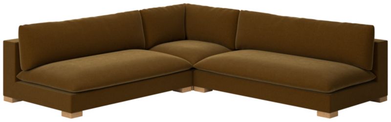 Deseo 3-Piece Modular Deep Depth Sectional Sofa with Loveseat - image 0 of 8