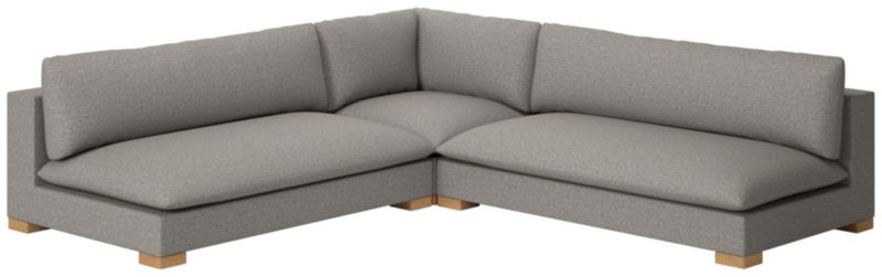 Deseo 3-Piece Modular Deep Depth Sectional Sofa with Loveseat - image 0 of 8