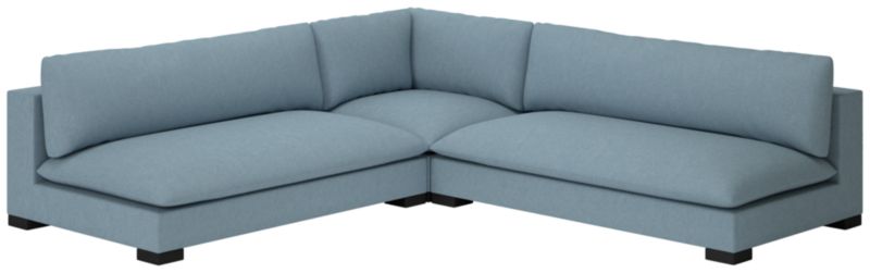 Deseo 3-Piece Modular Deep Depth Sectional Sofa with Loveseat - image 0 of 8