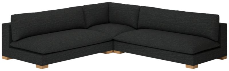 Deseo 3-Piece Modular Deep Depth Sectional Sofa with Loveseat - image 0 of 8