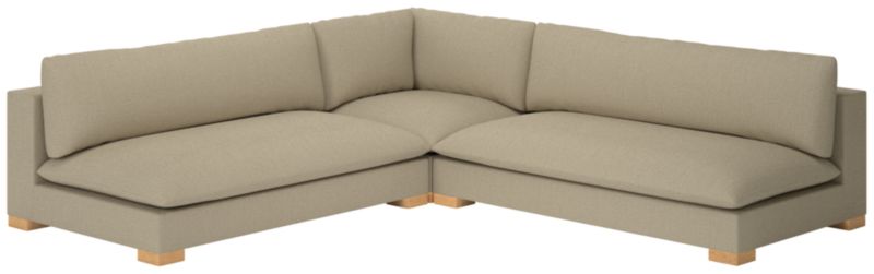 Deseo 3-Piece Modular Deep Depth Sectional Sofa with Loveseat - image 0 of 8