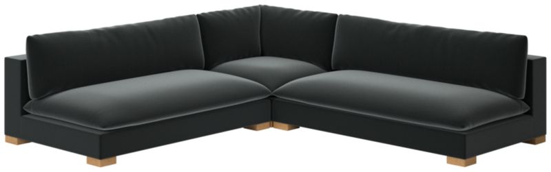 Deseo 3-Piece Modular Deep Depth Sectional Sofa with Loveseat - image 0 of 8