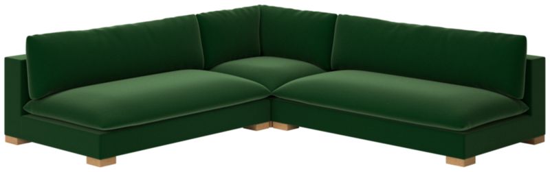 Deseo 3-Piece Modular Deep Depth Sectional Sofa with Loveseat - image 0 of 8