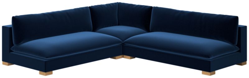 Deseo 3-Piece Modular Deep Depth Sectional Sofa with Loveseat - image 0 of 8