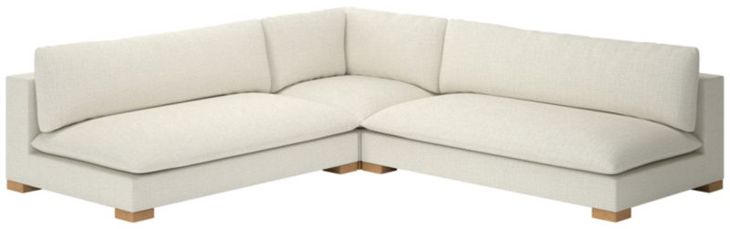 Deseo 3-Piece Modular Deep Depth Sectional Sofa with Loveseat - image 0 of 8