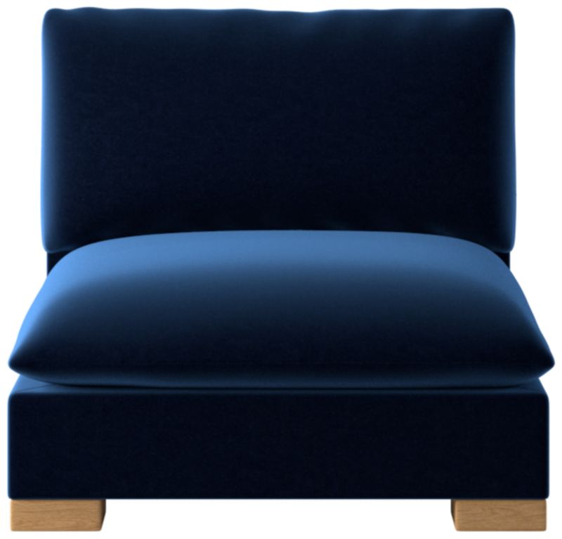 Deseo Deep Depth Armless Chair - image 0 of 9