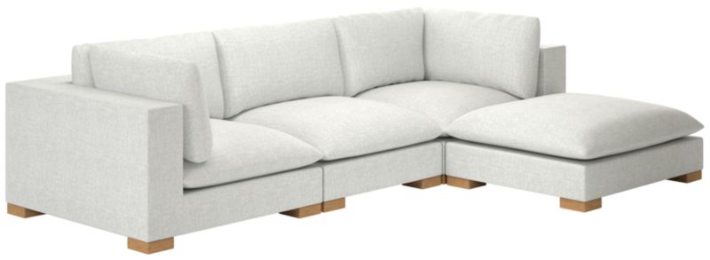 Deseo 4-Piece Modular Deep Depth Sectional Sofa - image 0 of 7