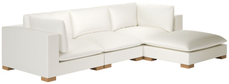 Deseo 4-Piece Modular Deep Depth Sectional Sofa - image 0 of 7