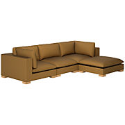 Deseo 4-Piece Modular Deep Depth Sectional Sofa
