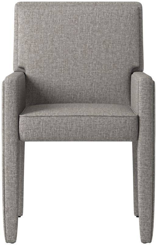 Torrey Dining Armchair Taylor Felt Grey - image 0 of 12