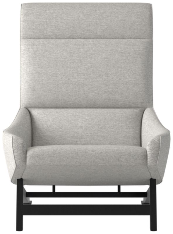 Grosseto Lounge Chair Hatch Platinum by Gianfranco Frattini - image 0 of 8