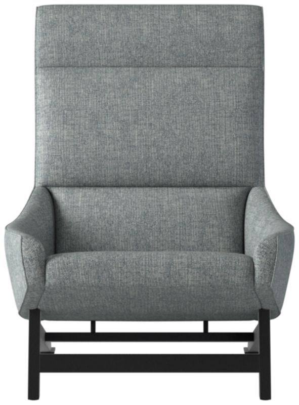 Grosseto Lounge Chair Nomad Charcoal by Gianfranco Frattini - image 0 of 7