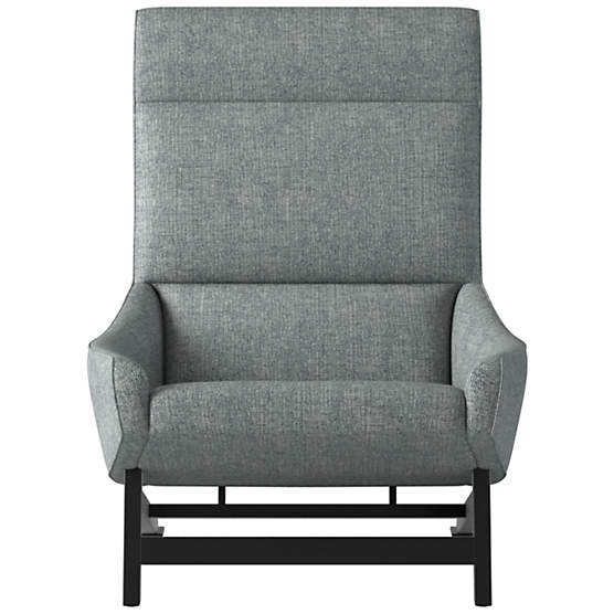 Grosseto Lounge Chair Nomad Charcoal by Gianfranco Frattini