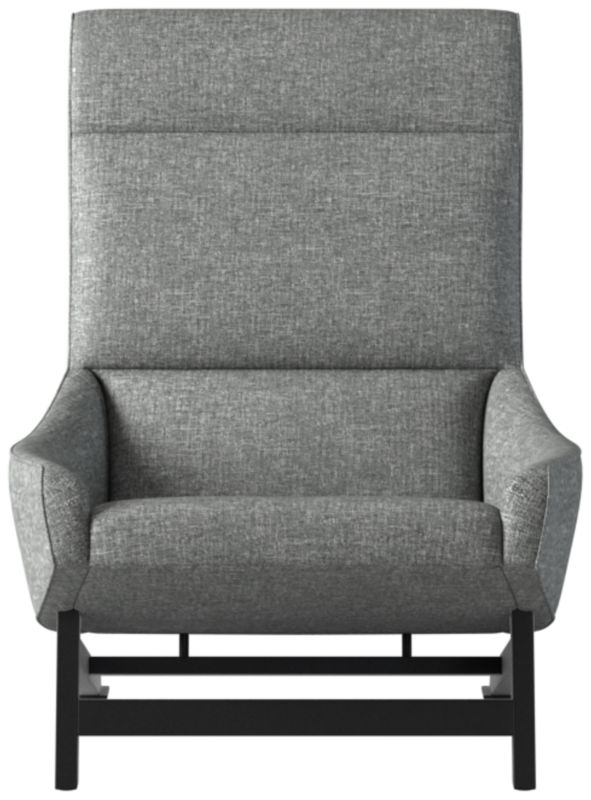 Grosseto Lounge Chair Hatch Charcoal by Gianfranco Frattini - image 0 of 8