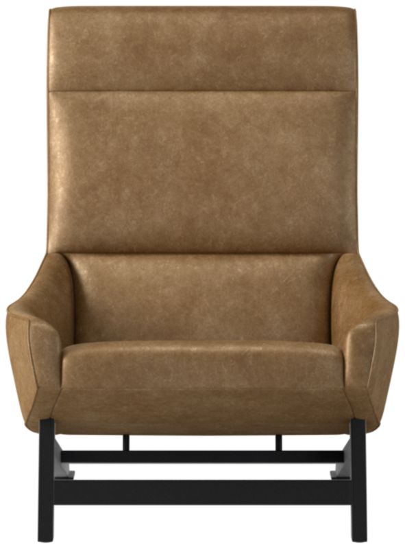 Grosseto Leather Lounge Chair Bello Saddle by Gianfranco Frattini - image 0 of 8