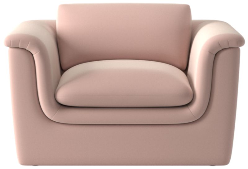 Viewing product image Mardones Lounge Chair Dale Blush - image 1 of 7