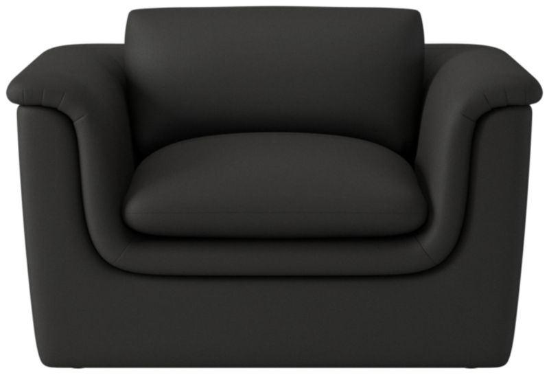 Mardones Lounge Chair Kanvas Ebony - image 0 of 7