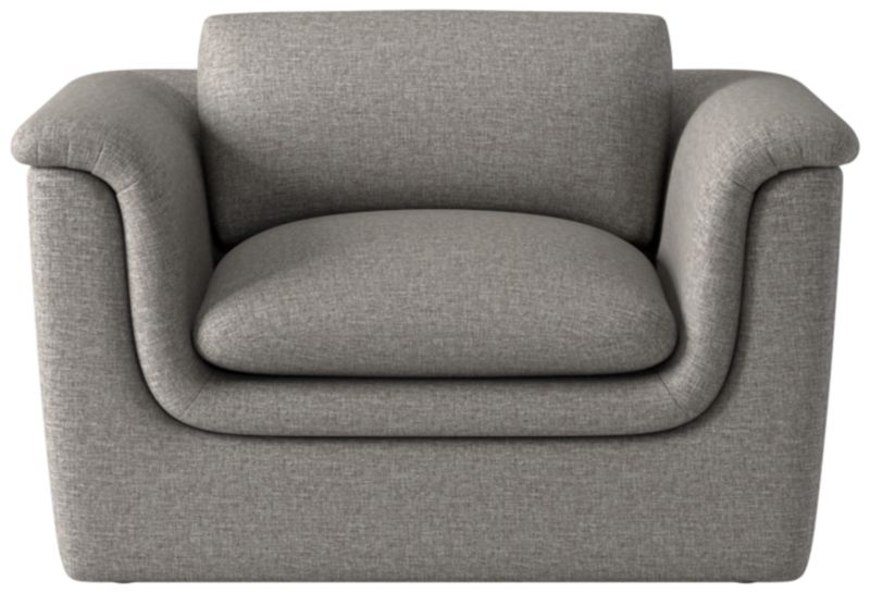 Mardones Lounge Chair Taylor Felt Grey - image 0 of 8