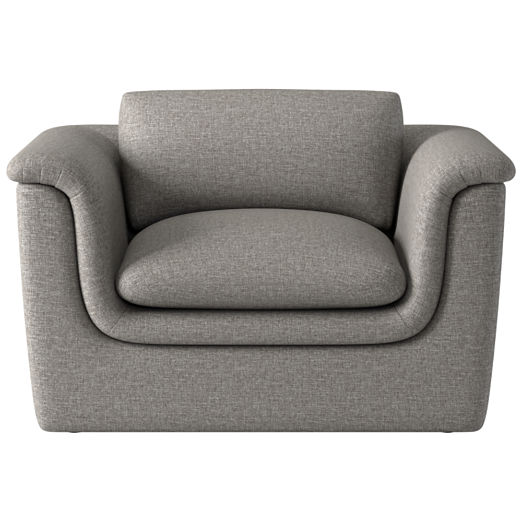 Mardones Lounge Chair Taylor Felt Grey