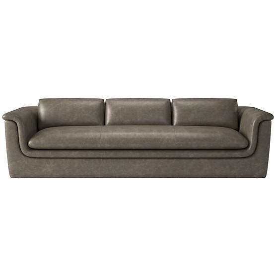 Mardones Leather Sofa Bello Grey